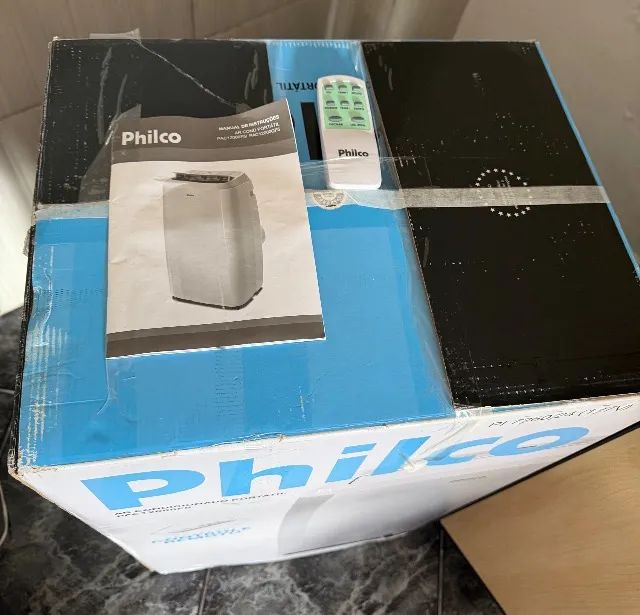 Ar condicionado portátil novo, usando uma única vez. Com manual e controle.  - Foto 2