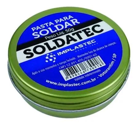 Pasta P/ Soldar Soldatec 50g Implastec *ENTREGA GRÁTIS* - Foto 3