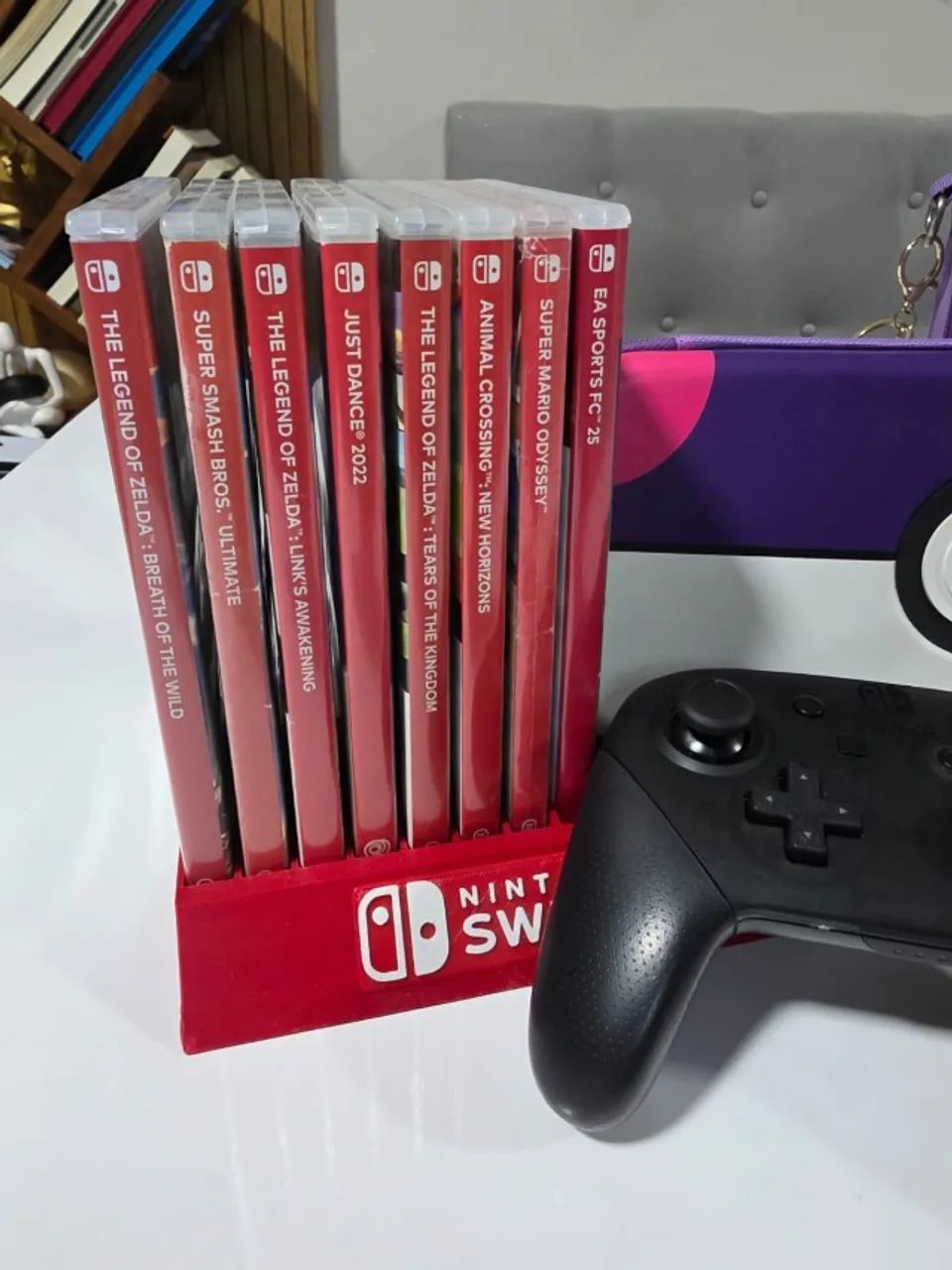 NintendoSwitch 6点セット Nintendo Switch 32gb Standard Cor Vermelho, Azul E Preto