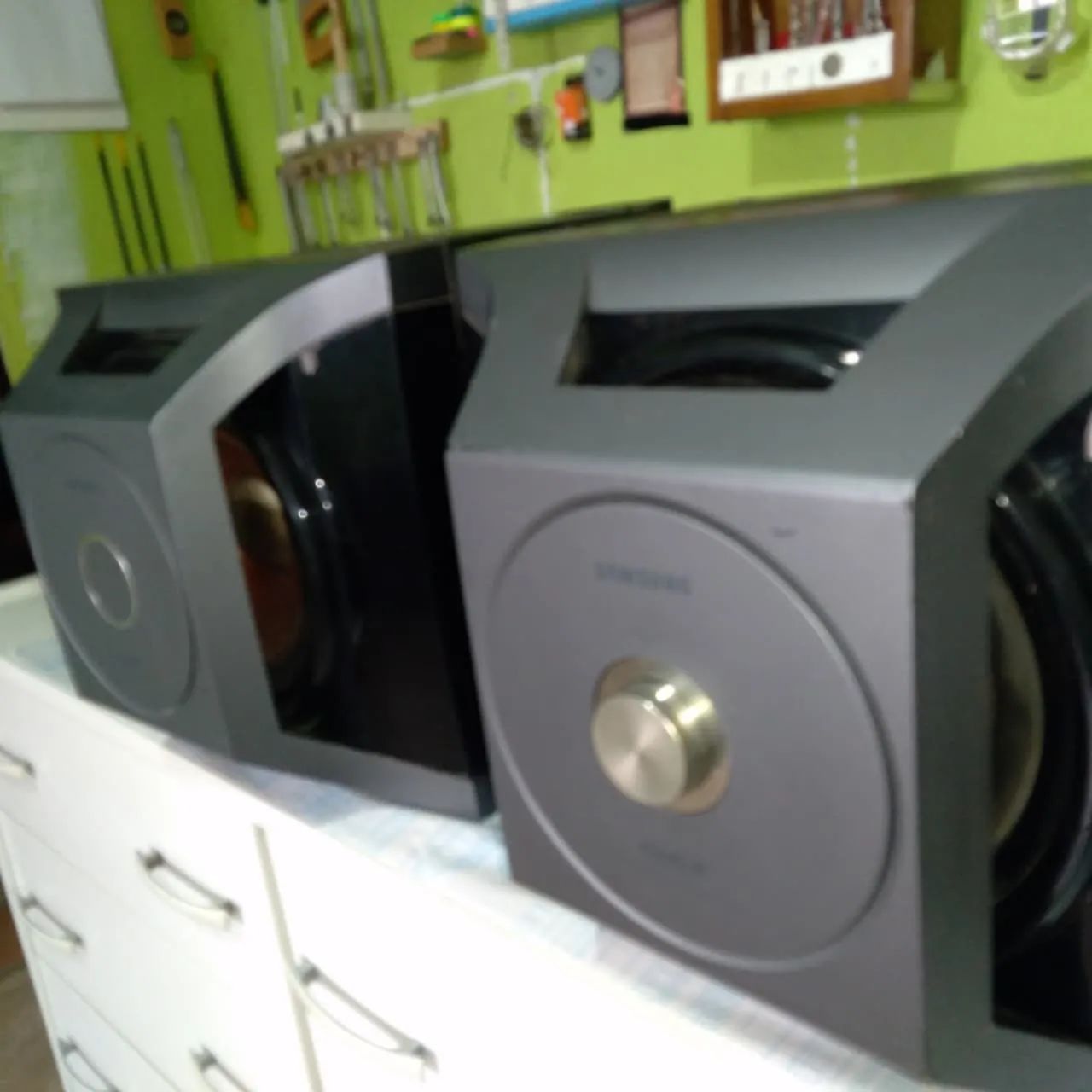 02 caixas de som compactas  - Foto 5