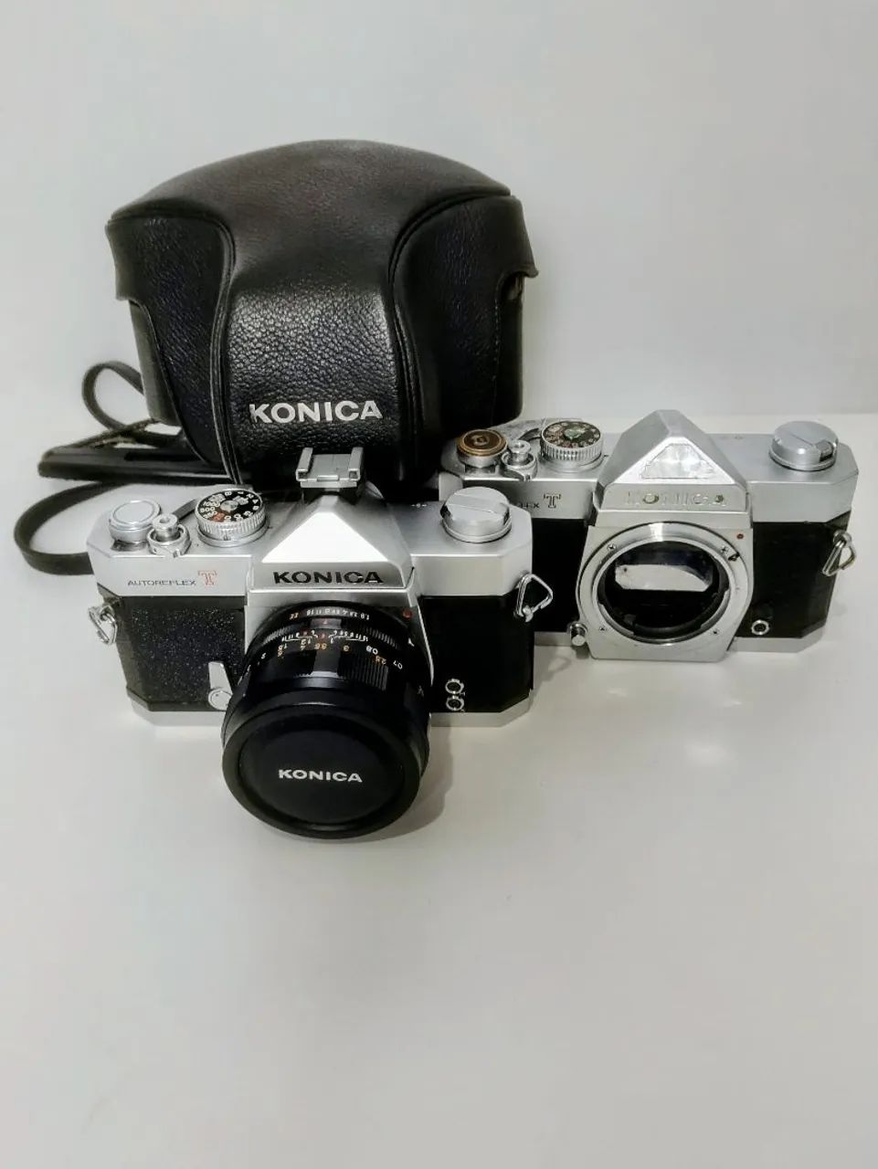 Camera Konica Autoreflex T + corpo doador - Foto 5