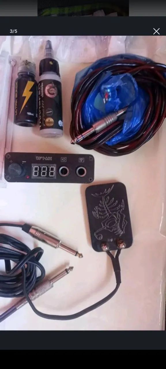 VANDO KIT DE TATUAGEM PROFISSIONAL  - Foto 2