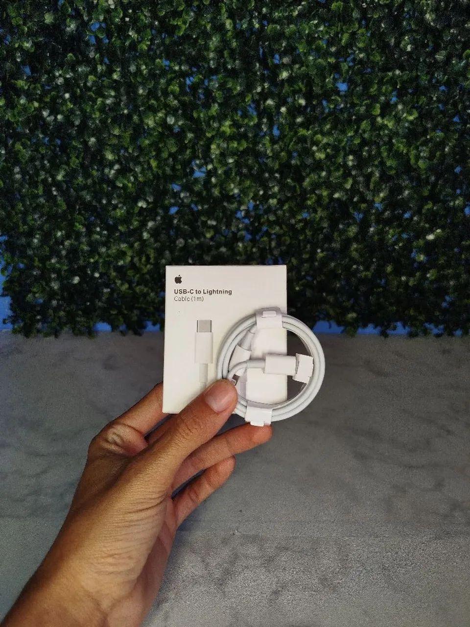 Cabo iPhone com entrada Lightning com USB C 