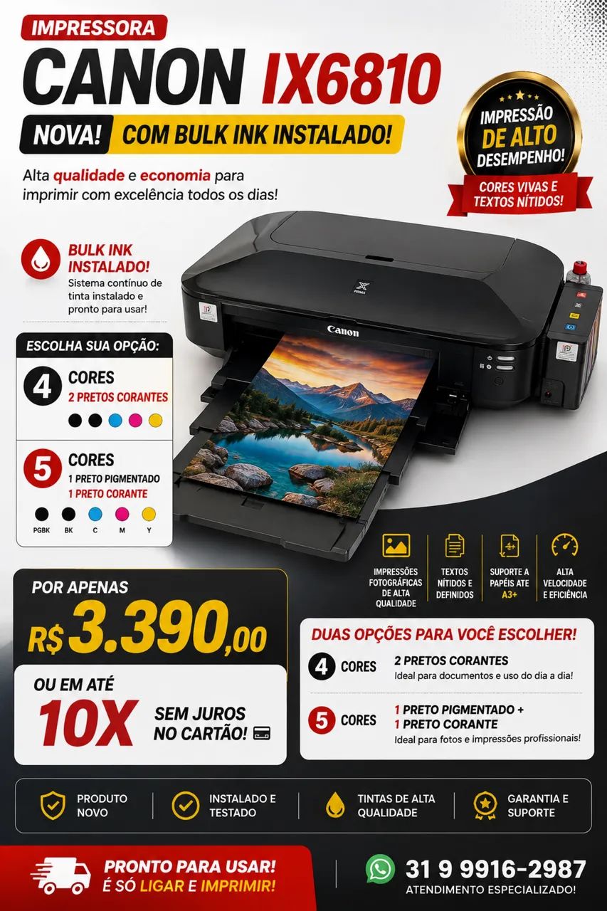 Canon ix6810 - Foto 2