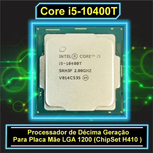Processador Core i5 10400T 3.60Ghz LGA 1200 Sem Coler