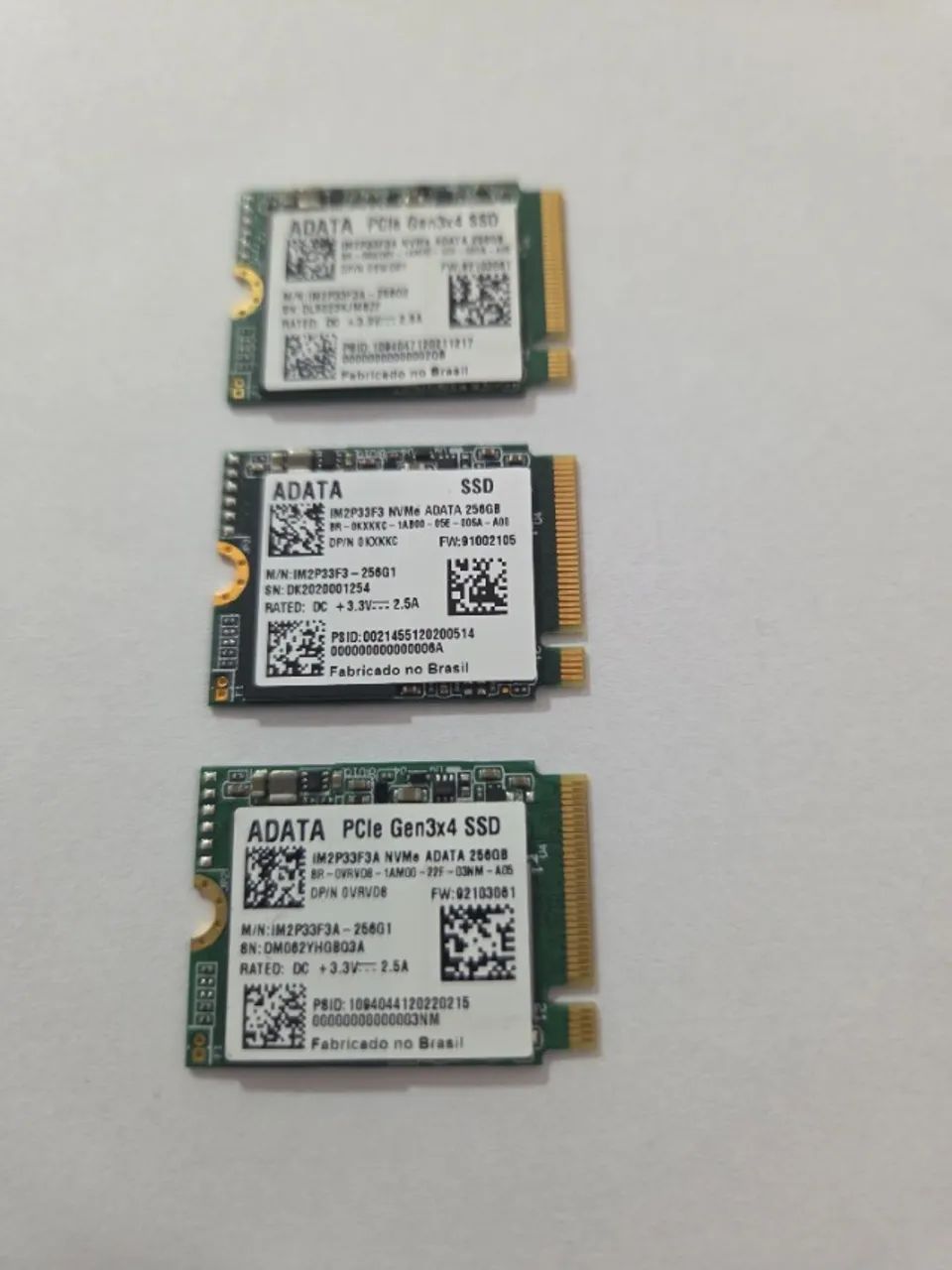 3 SSD de 256 Gb funcionando perfeitamente - Foto 3