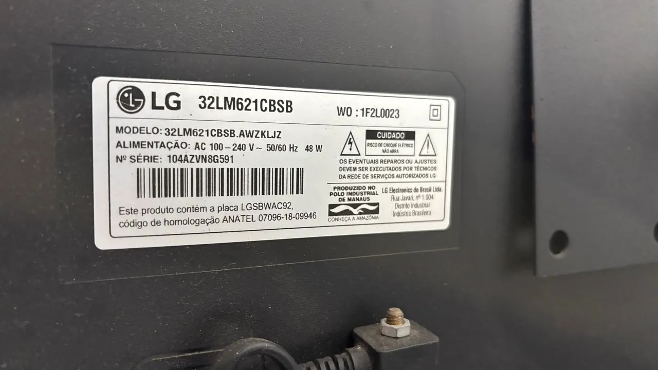 Smart TV LG 32 LED HD SEM DEFEITO  - Foto 3