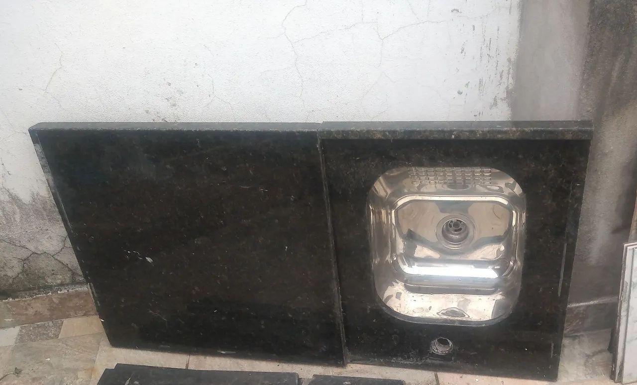 Tanque de inox pedra de granito  - Foto 2