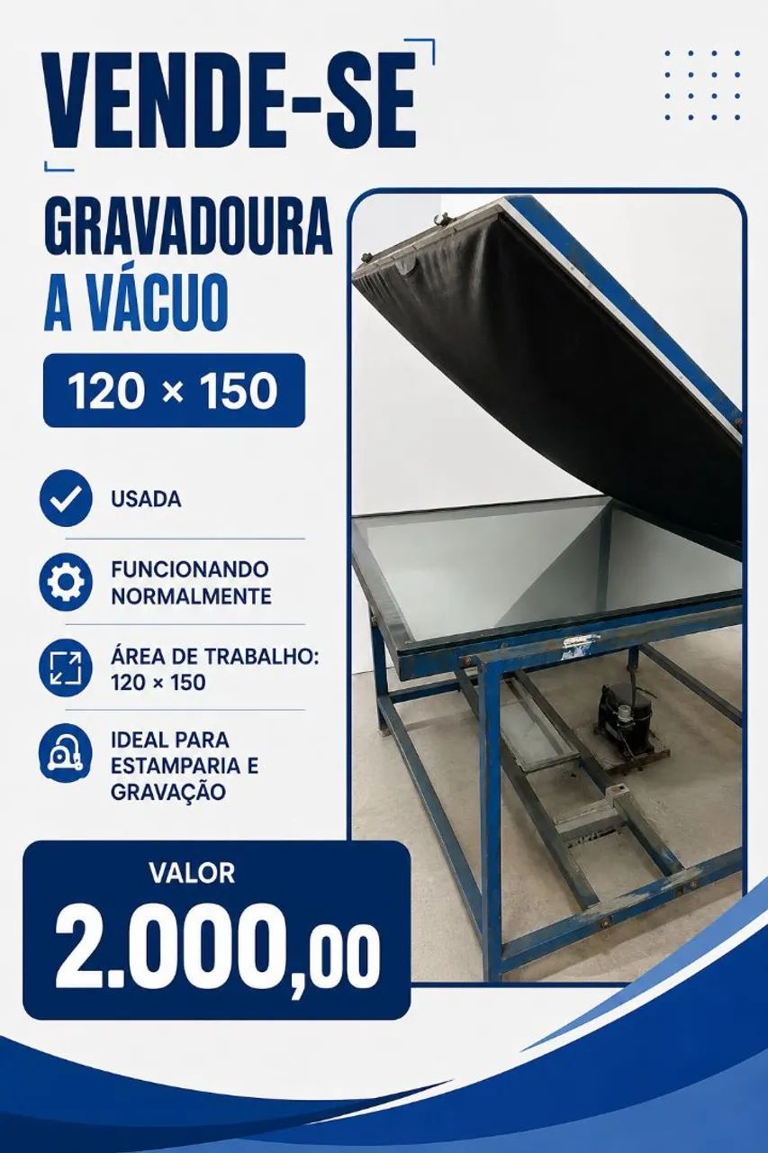Gravadora a vácuo 