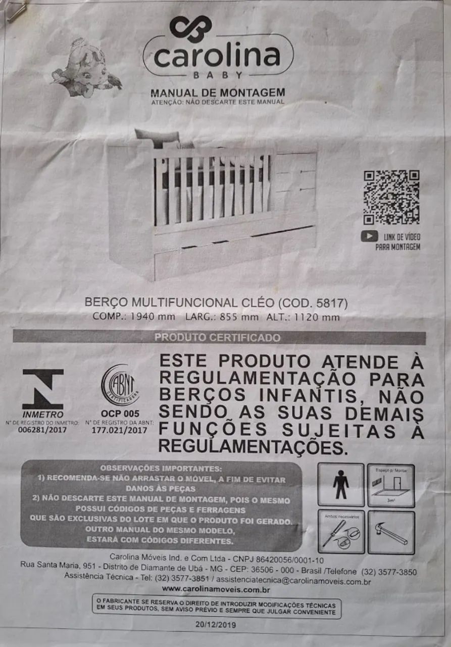 BERÇO MULTIFUNCIONAL - Foto 2