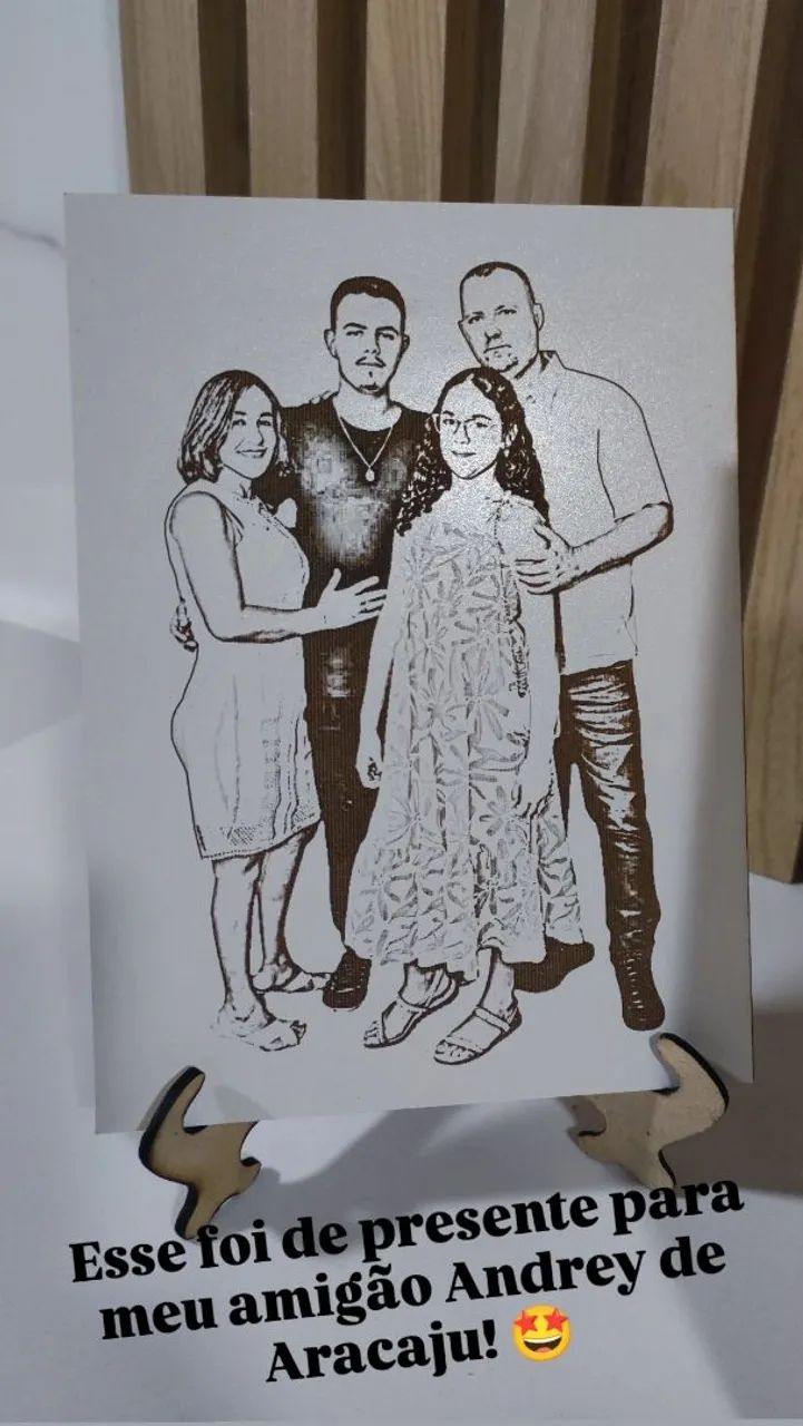Quadros, chaveiros em MDF gravados a laser - Foto 3