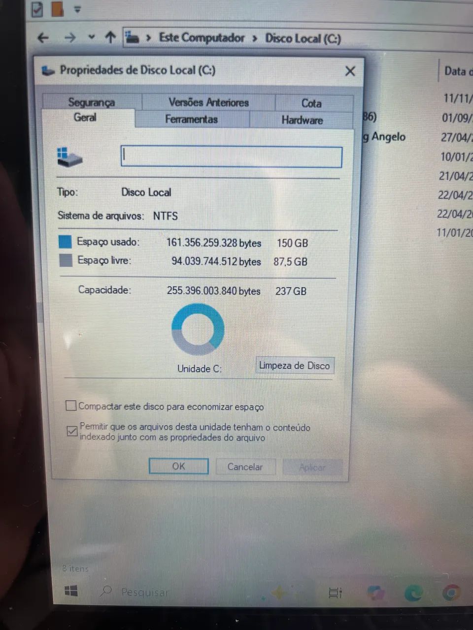 Vendo notebook Asus de 12 polegadas, com 250 gb de HD, 4gb de memória ram, único dono. - Foto 2