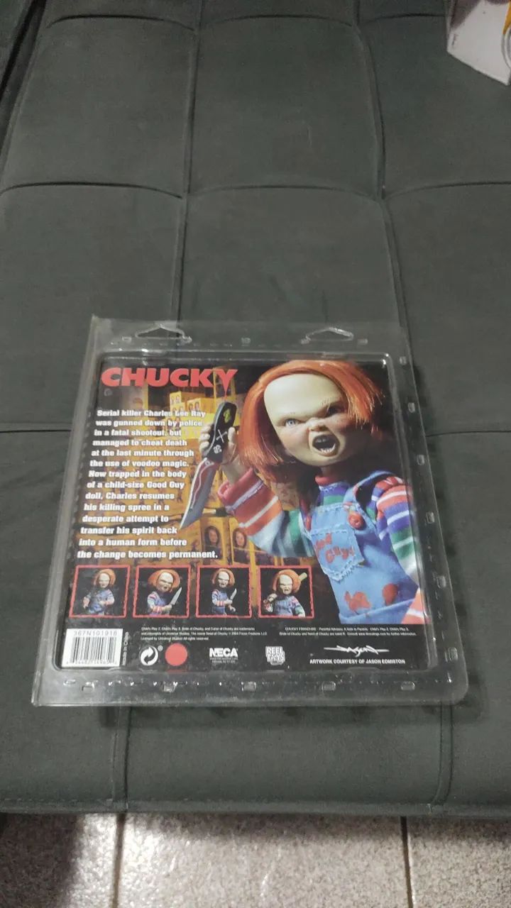 Boneco figura Chucky neca toys original lacrado  - Foto 5