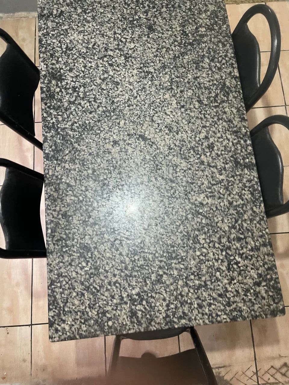 Mesa de Jantar com 6 Cadeiras - Tampo de Granito - Foto 2