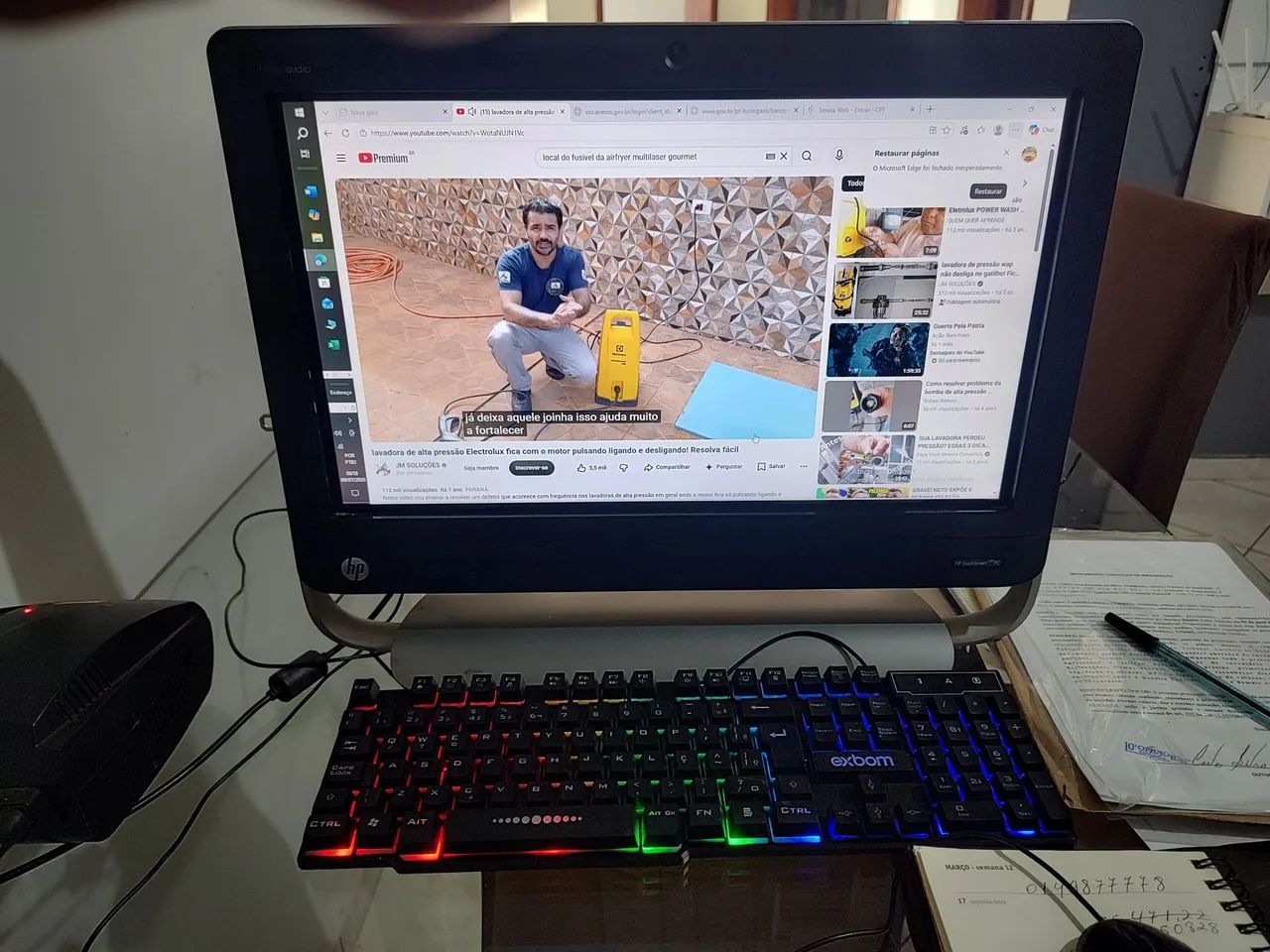 Computador HP tucht Smart 320 