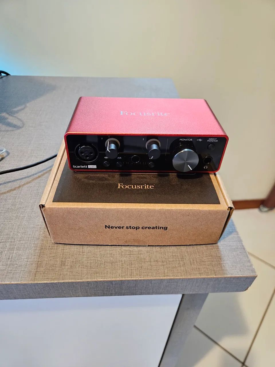 Interface de Audio Focusrite Scarlett solo