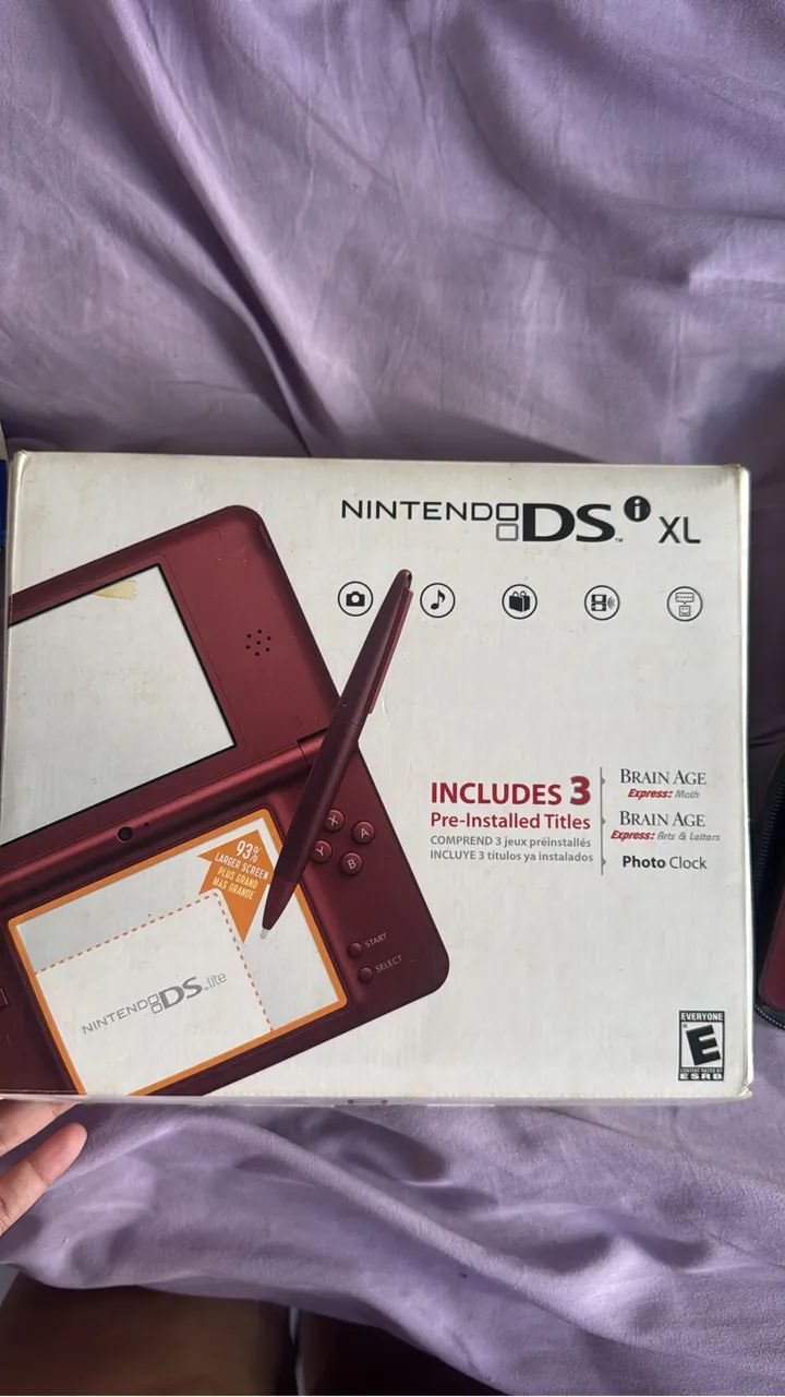 Nintendo dsiXL vinho 