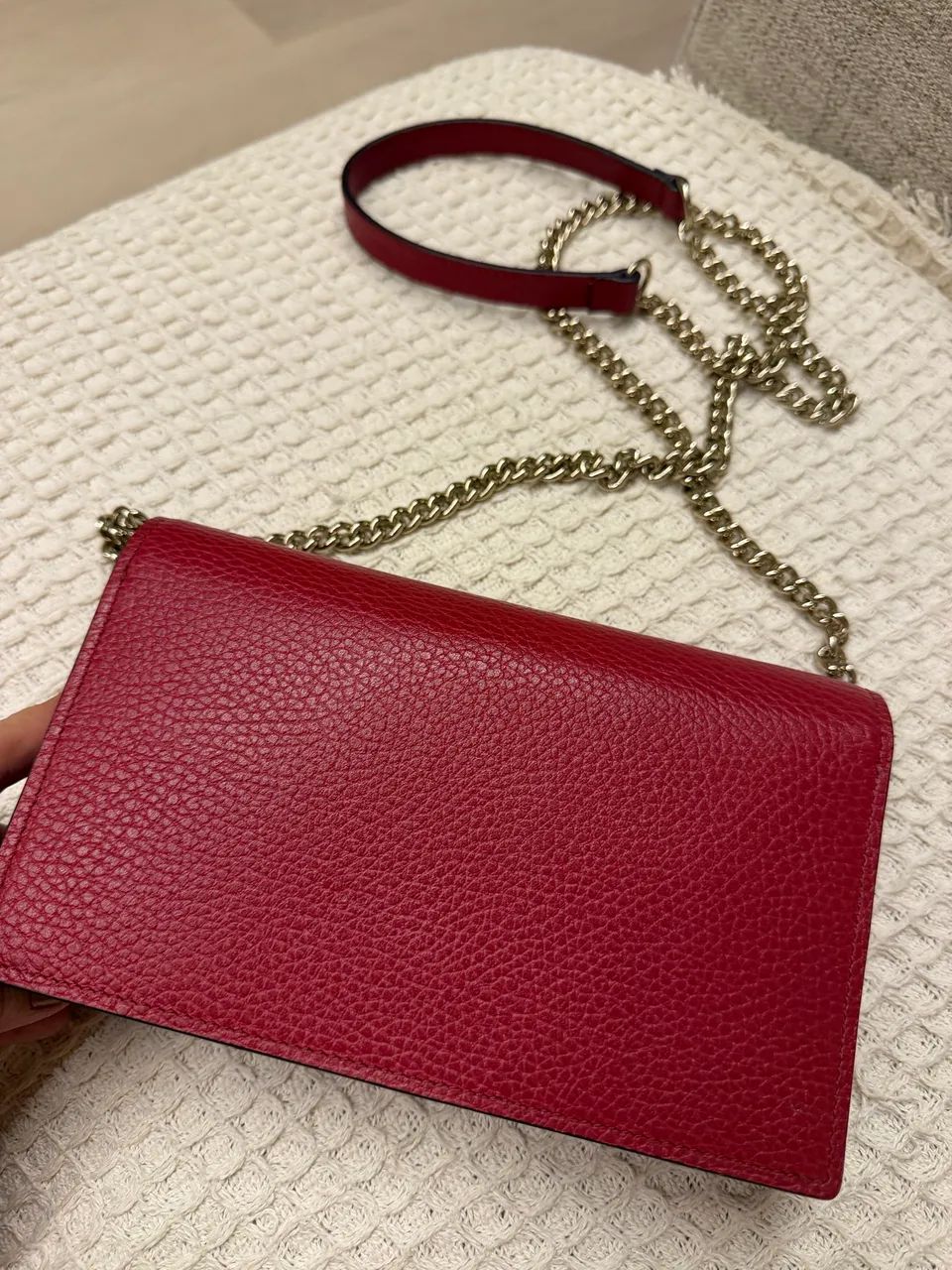 Bolsa Gucci Interlocking Vermelha  - Foto 2