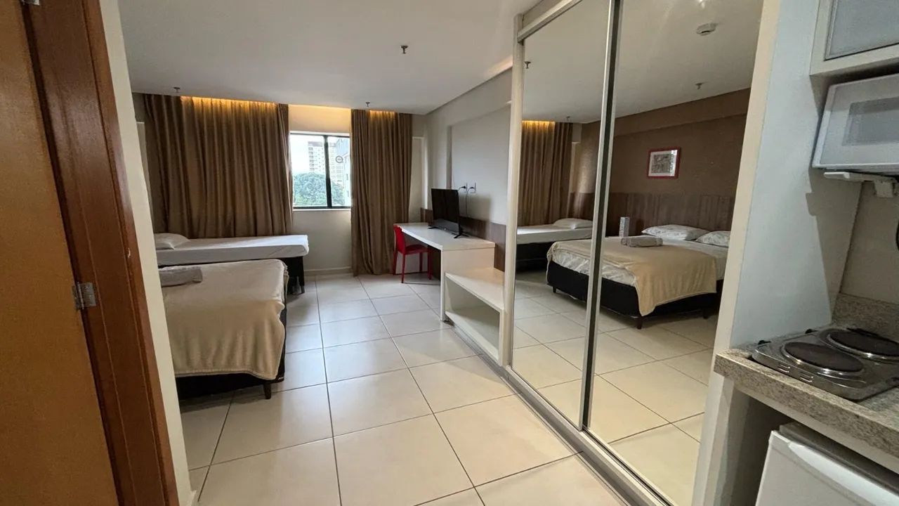 Flat mobiliado | Vivence Suítes Hotel | 201 Sul 