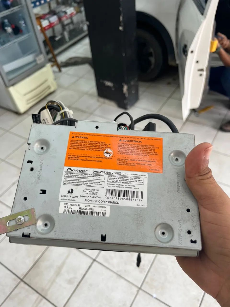 Central Multimídia Pioneer Dmh-zs8280tv - Peças para carros, vans