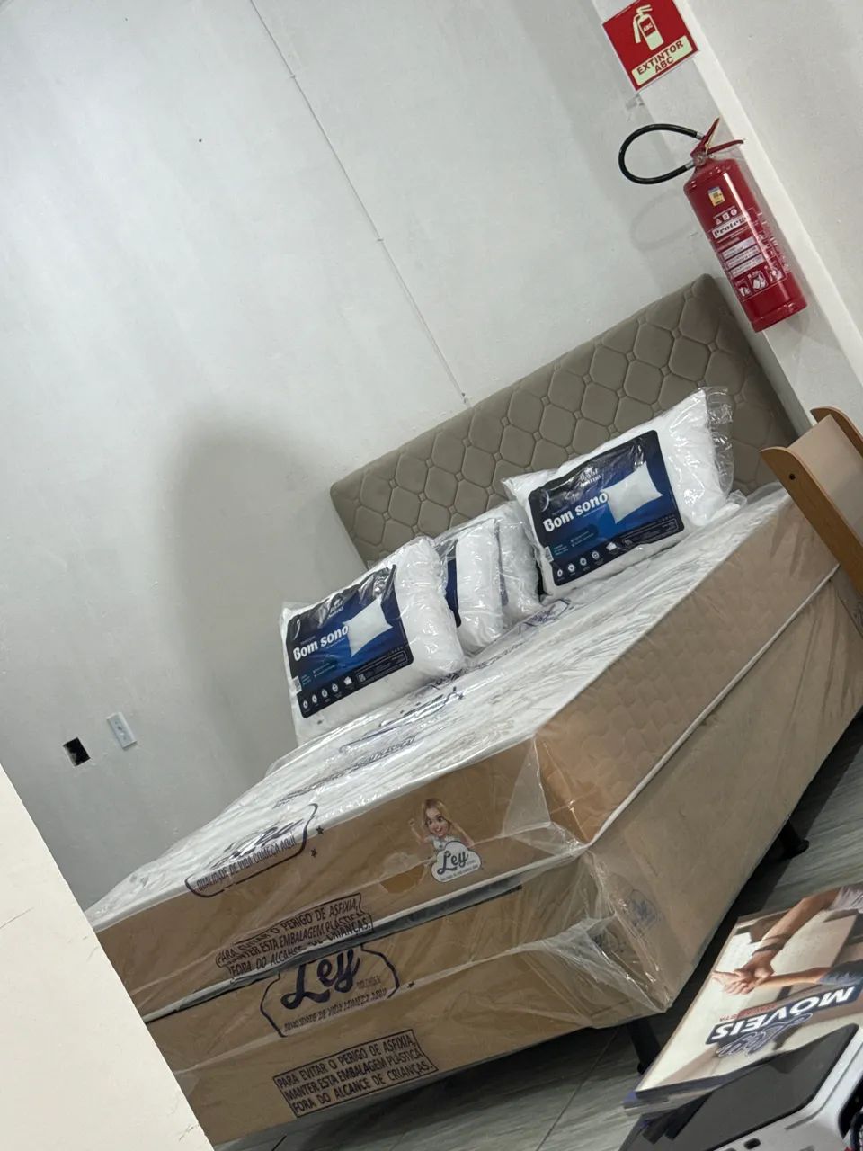 Cama box de casal molas ensacadas nova entrega grátis  - Foto 3