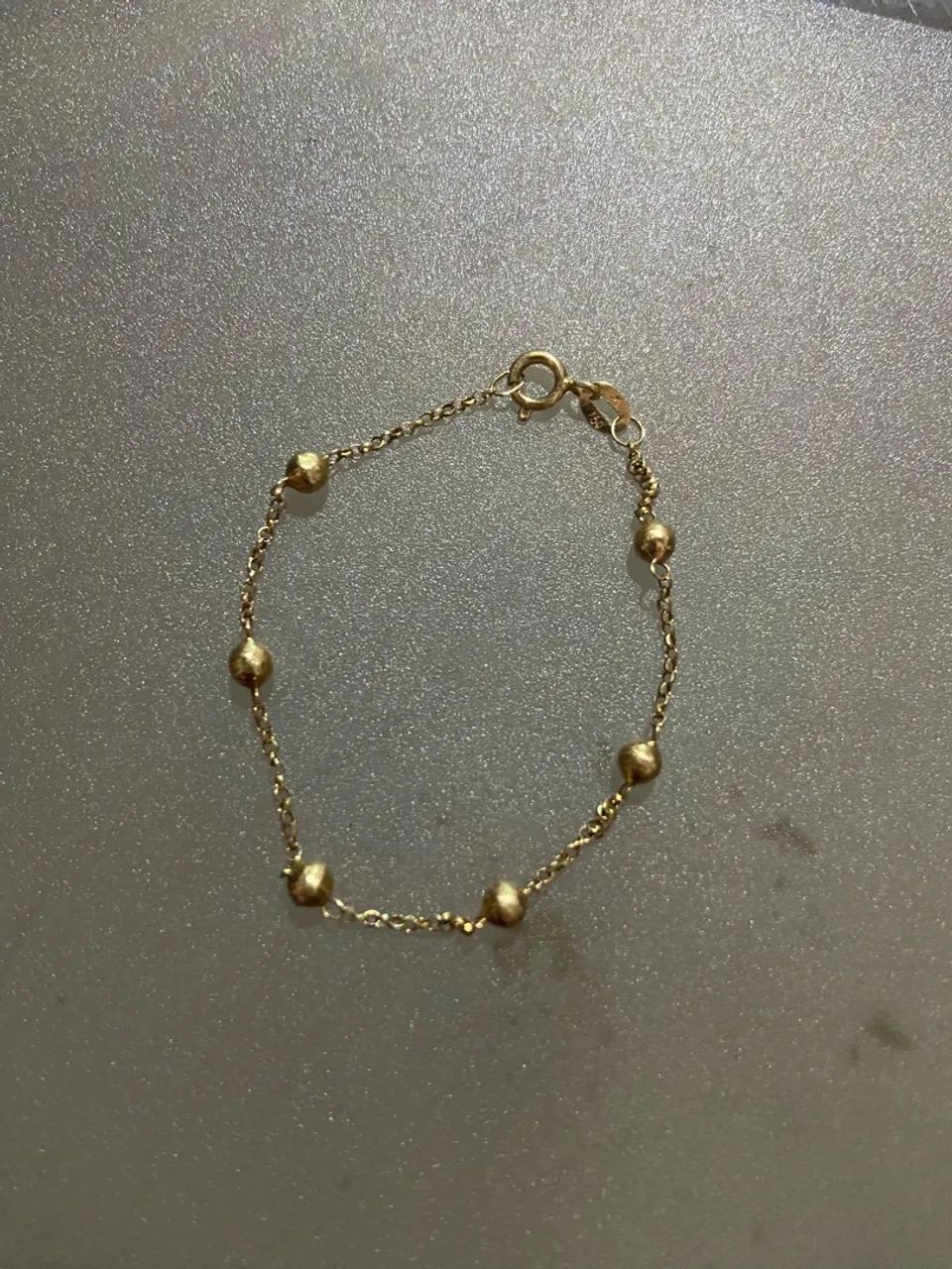 Pulseira infantil de ouro