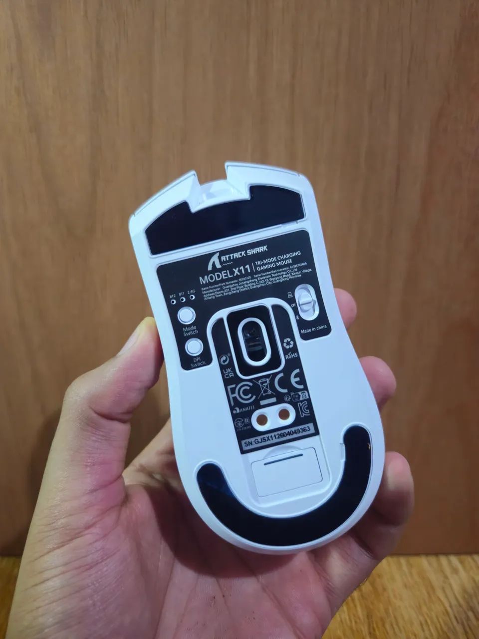 Mouse gamer shark attack x11 Branco Novo - Foto 5