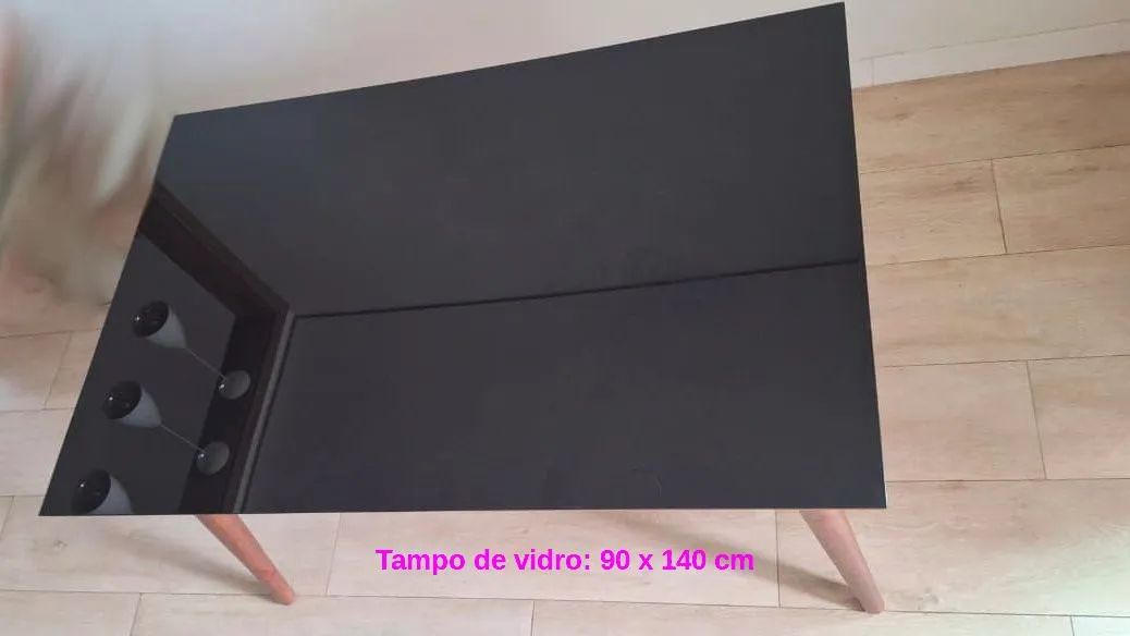 Mesa tampo de vidro - Foto 2