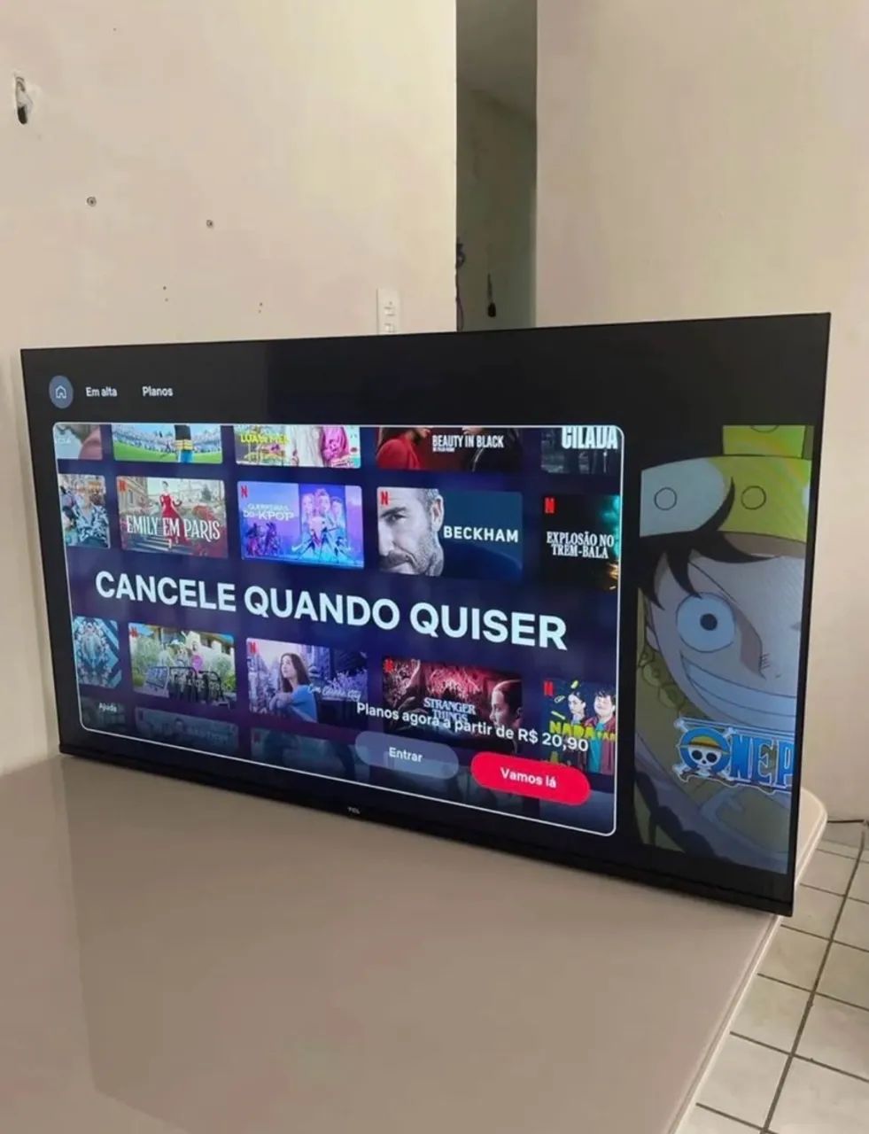 Tv Smart 43 Polegadas TCL Android Borda Infinita Bluetooth - Novíssima - Foto 2