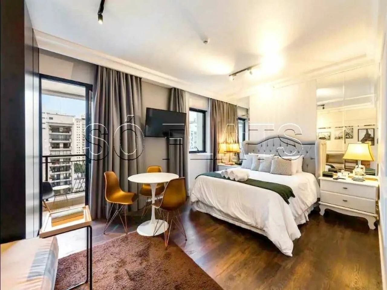 Flat 32m² com suíte e vaga em Higienópolis Rua Maranhão