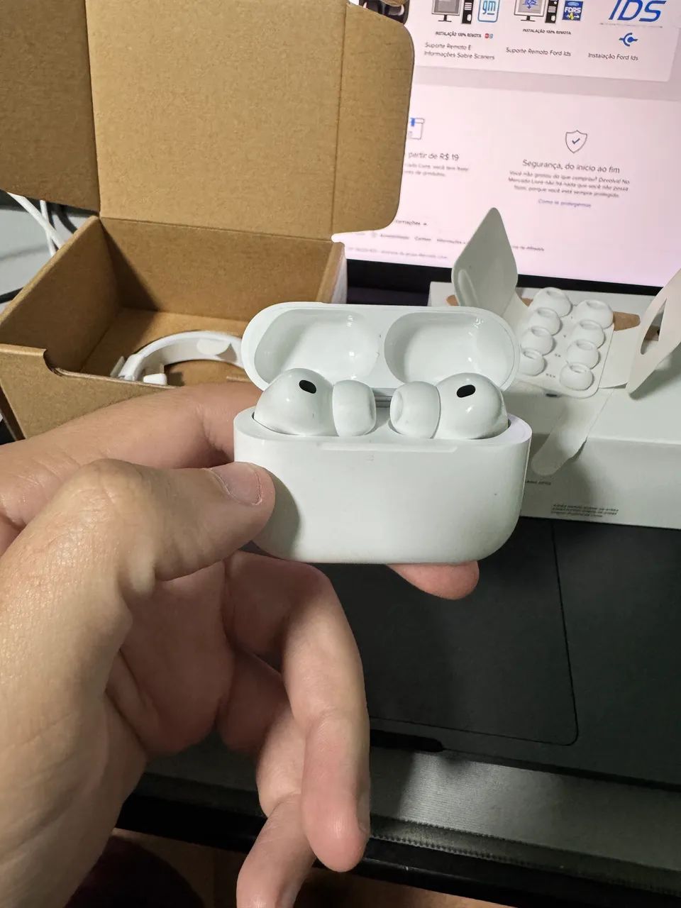 AirPods Pro 3 geração | Usado por 7 dias | Comprado na Apple Brasil - Foto 2