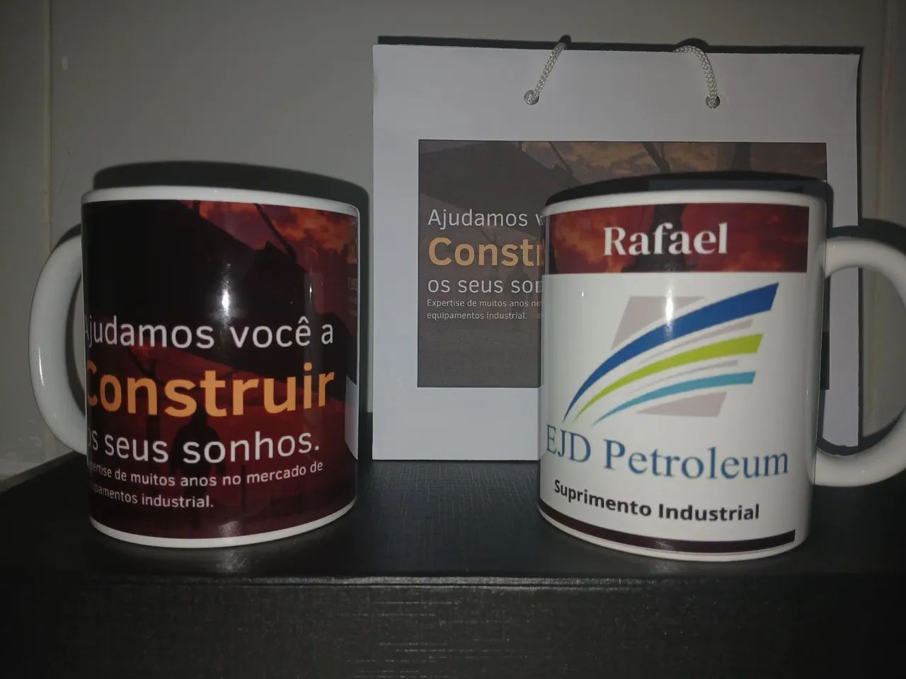 Caneca personalizada + Sacola de Presente