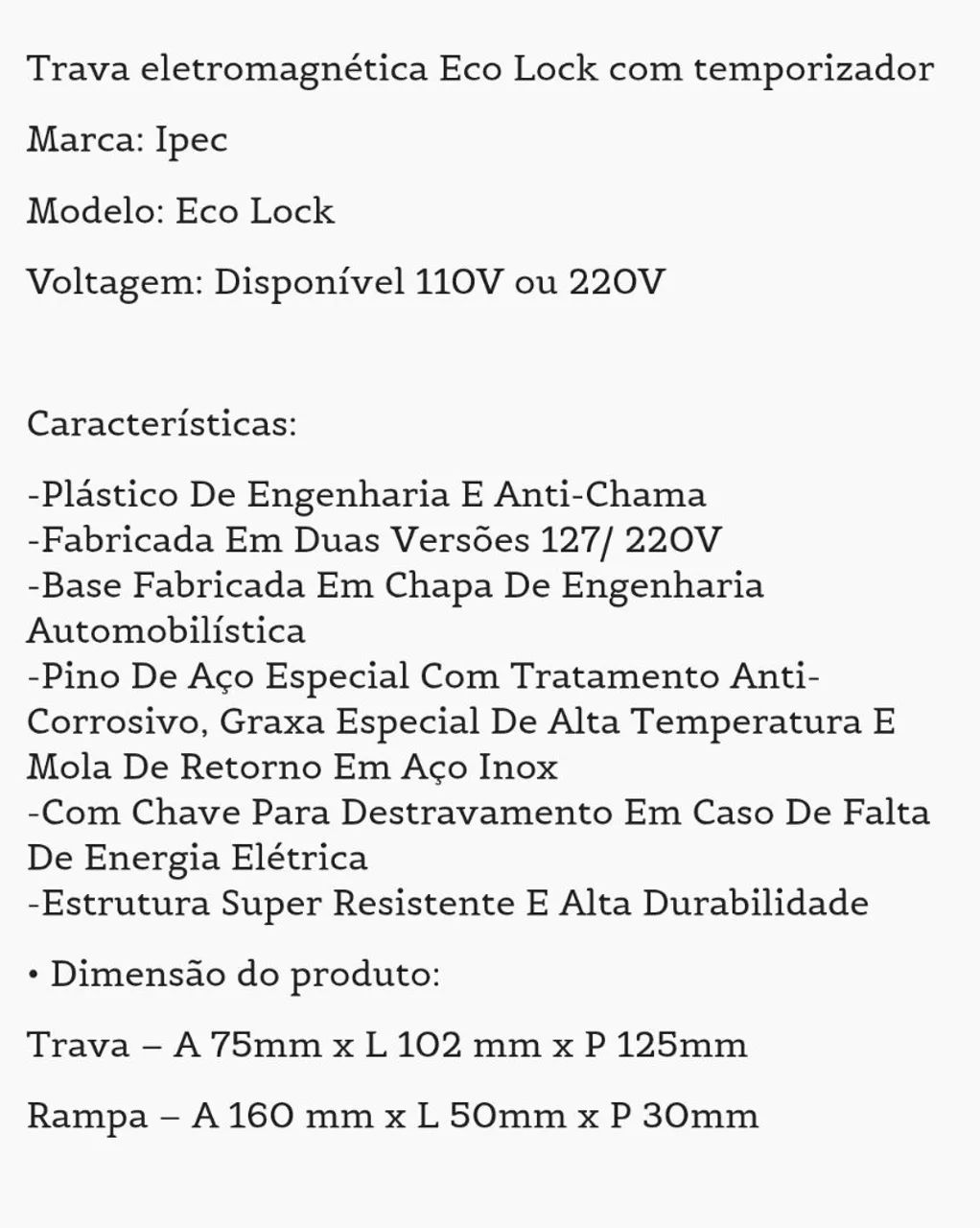 Trava de portão basculante - Foto 6