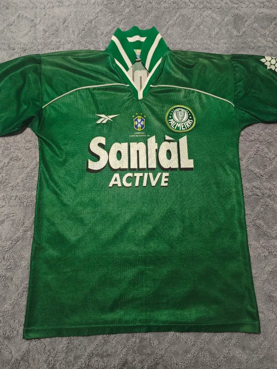 Camisa Palmeiras Reebok 1997 número 10 tamanho G - Roupas