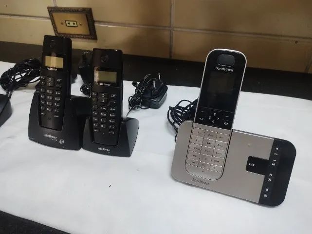 lote com 10 aparelhos telefonicos - Foto 3