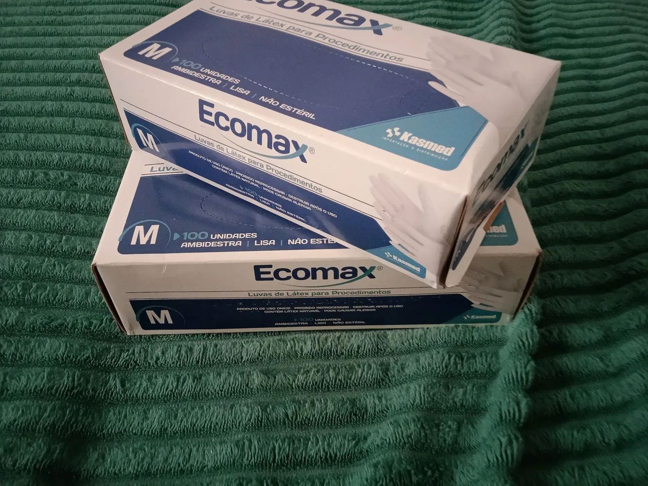 Luvas látex , Tam: M  ambidestra - Foto 2