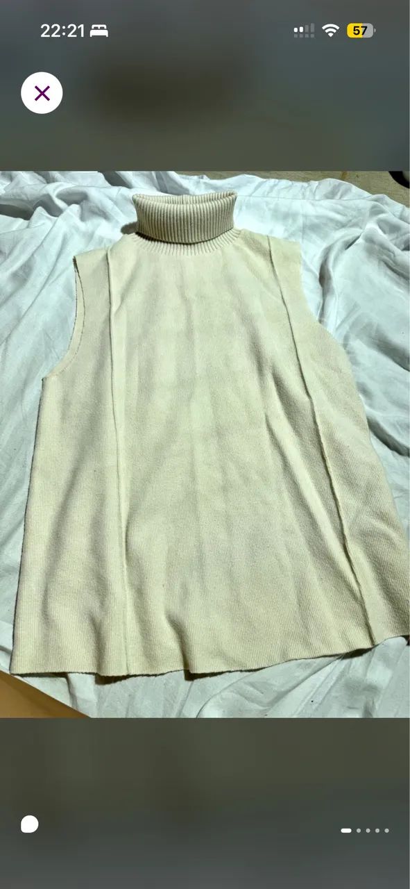 conjunto zara soft touch (calça + gola alta)