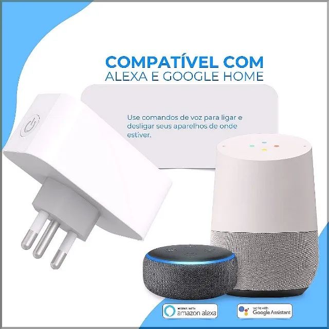 Adaptador WiFi inteligente 10a compatível com Google e Alexa 110/220 Pronta Entrega - Foto 5
