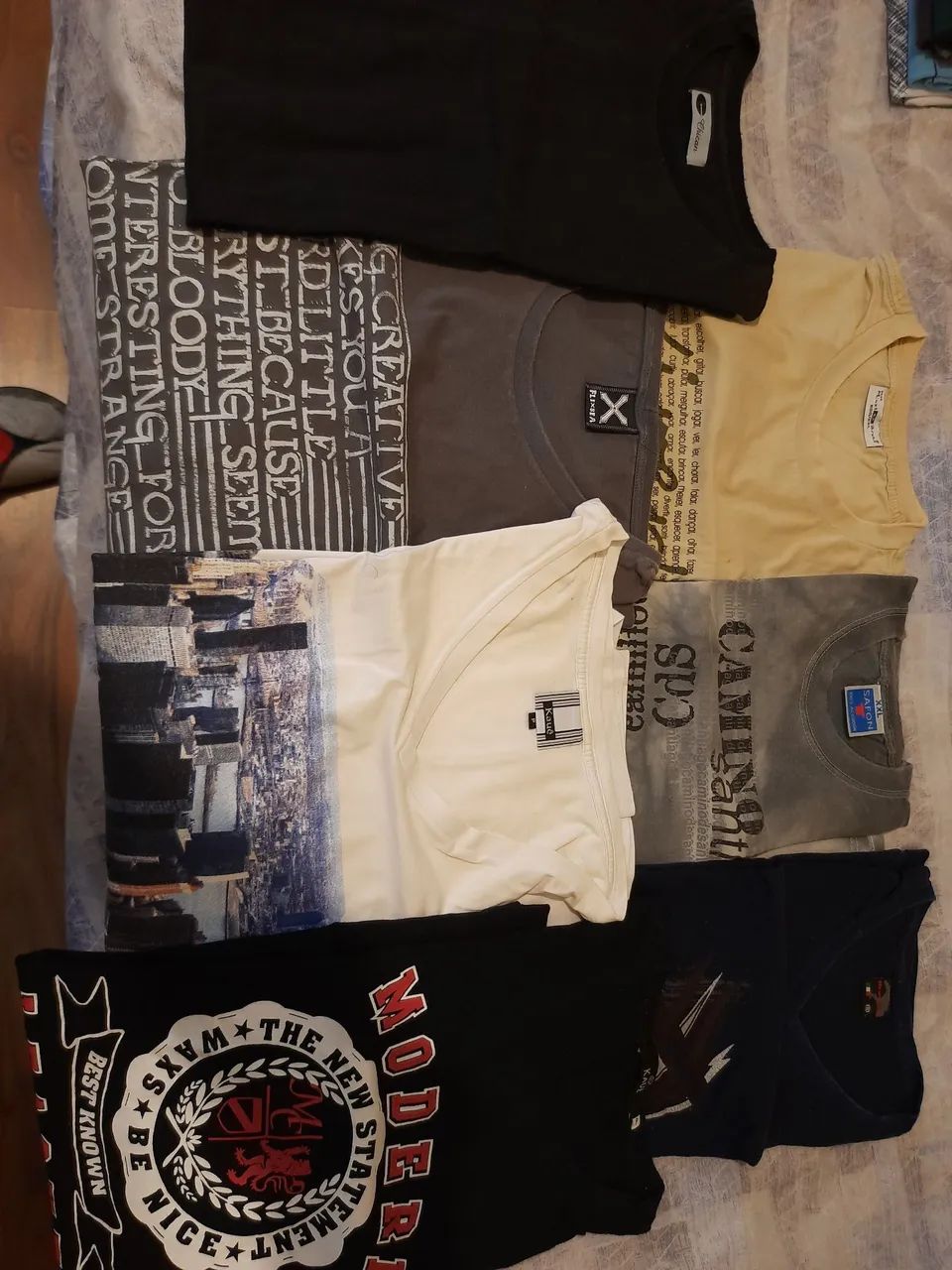 Camisetas tamanho especial 4un