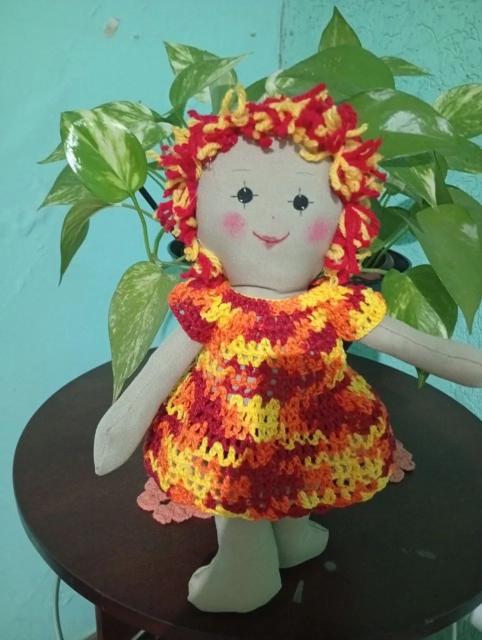boneca de pano Emilia - Foto 2