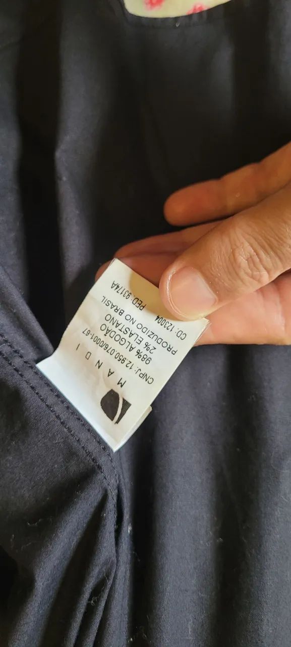 Camisa Mandi Preta P - Foto 3