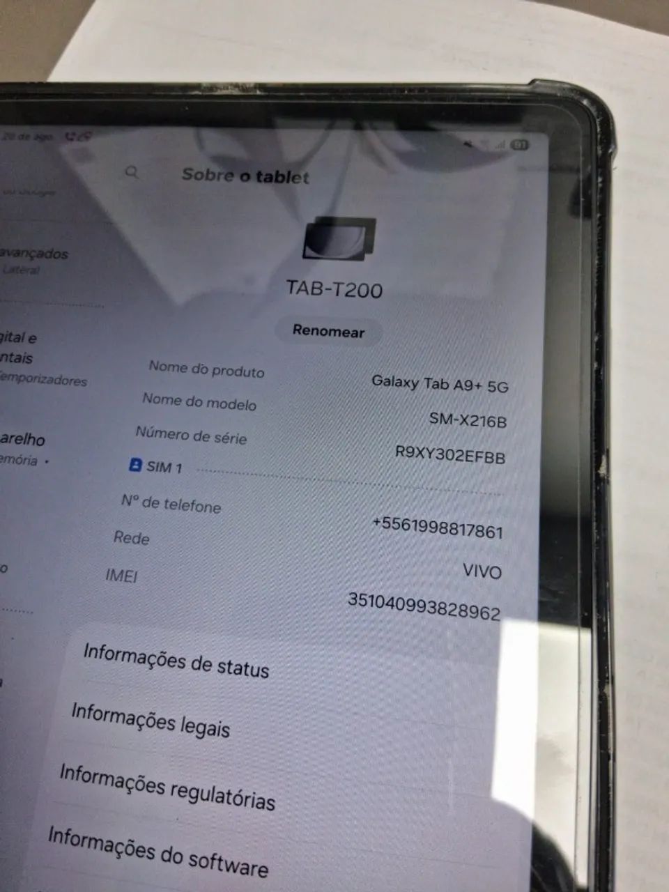 TABLET SAMSUNG A9+ 5G 4GB | 64GB MODELO SM-X216B - Foto 4