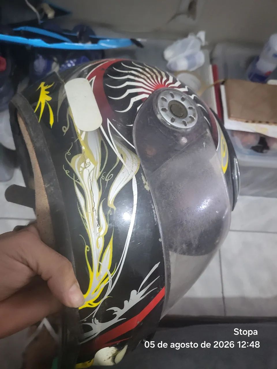 Capacete yamaha