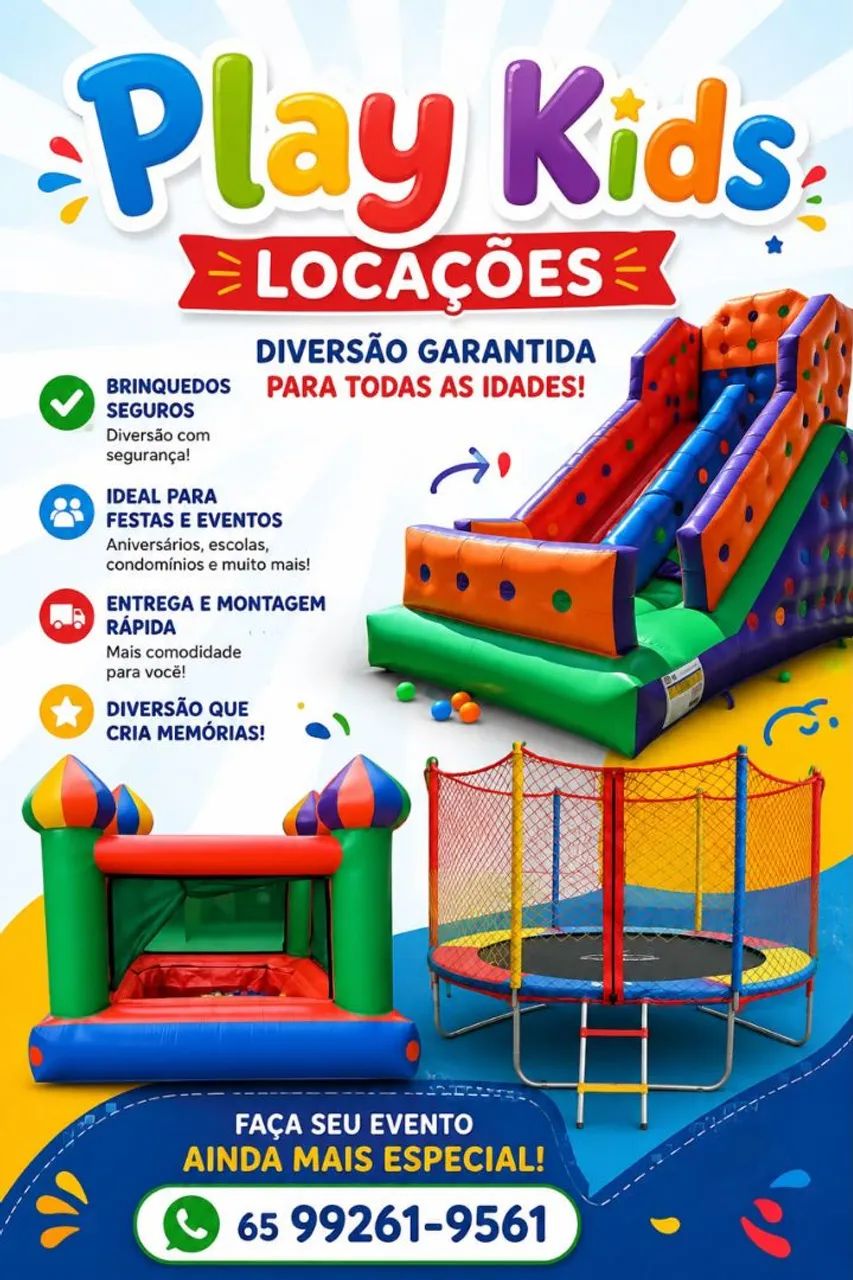 Locação de brinquedos para eventos e aniversário