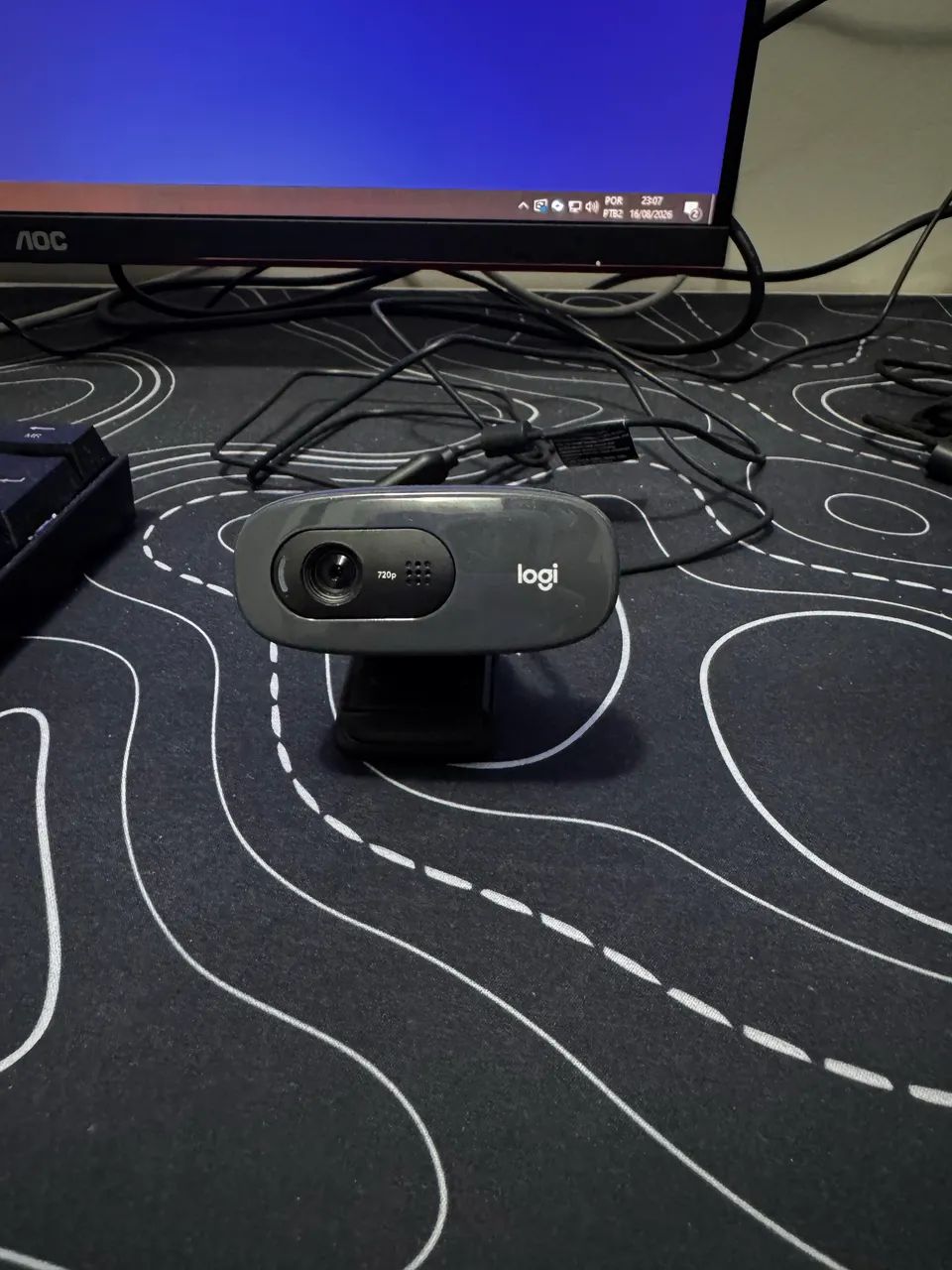 Webcam HD C270 com 3 MP para Chamadas e Gravações em Vídeo Widescreen, Logitech, - Foto 3