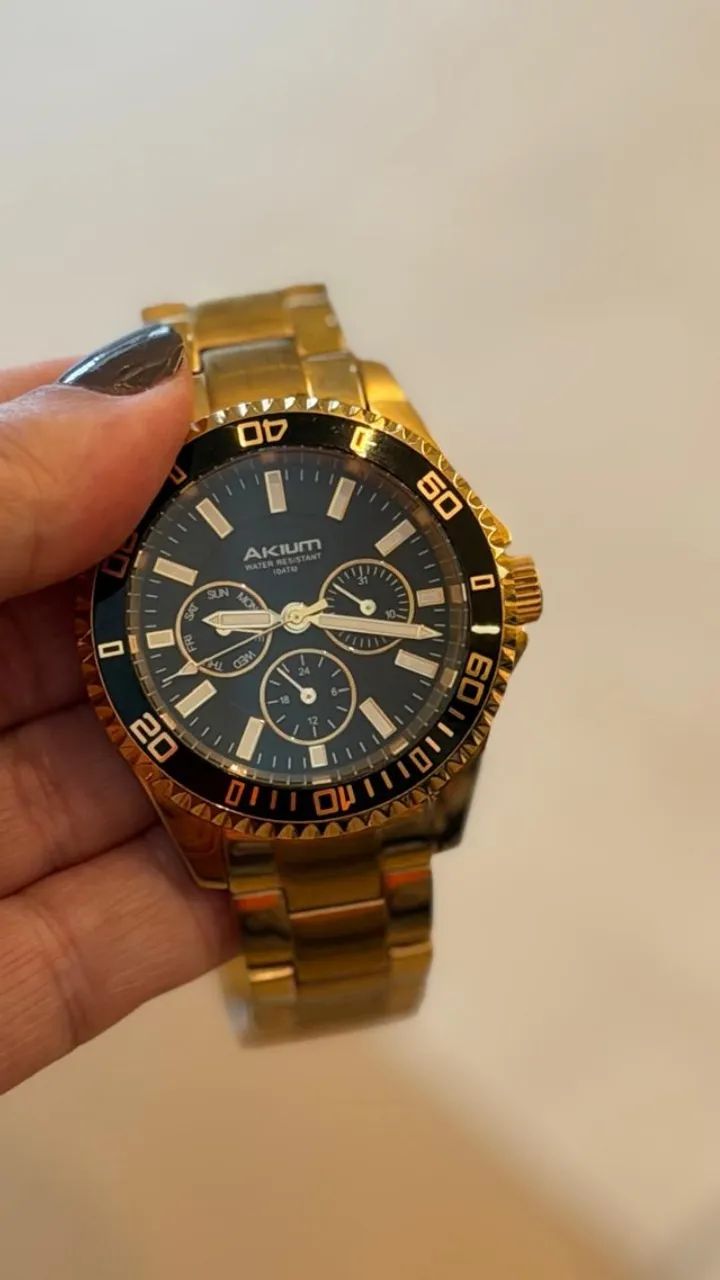 relógio vivara akium masculino 