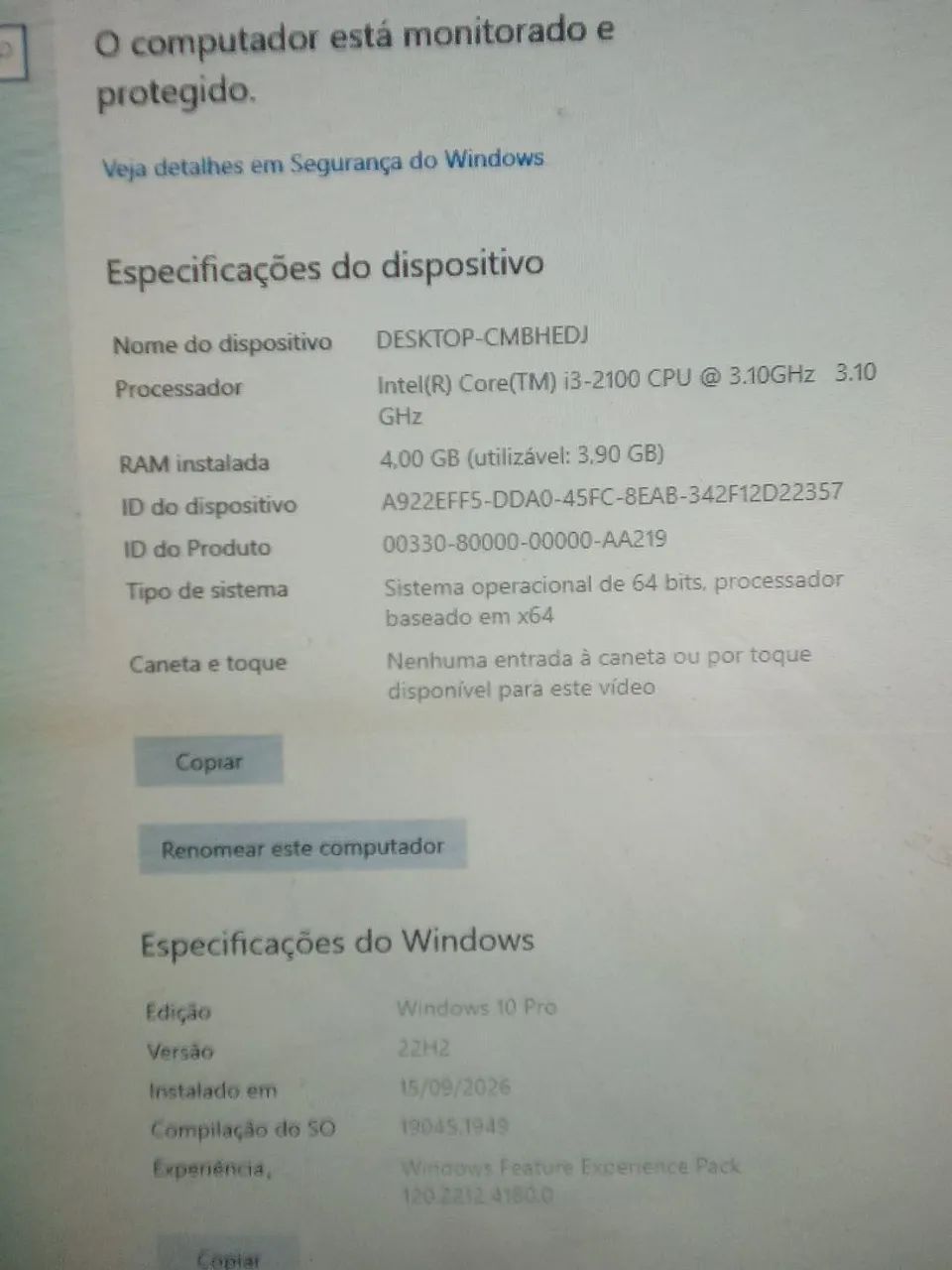 CPU i3-2100. 4gb. DDR3. HD 500gb - Foto 2
