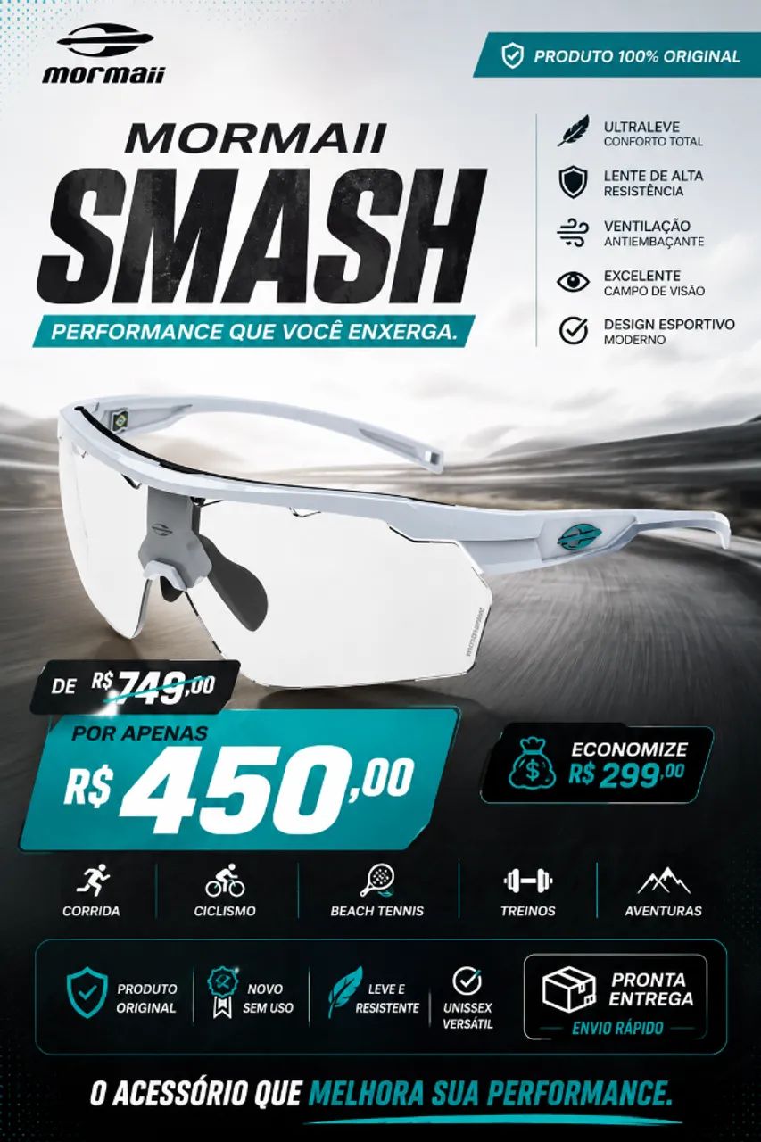ÓCULOS DE SOL MORMAII SMASH