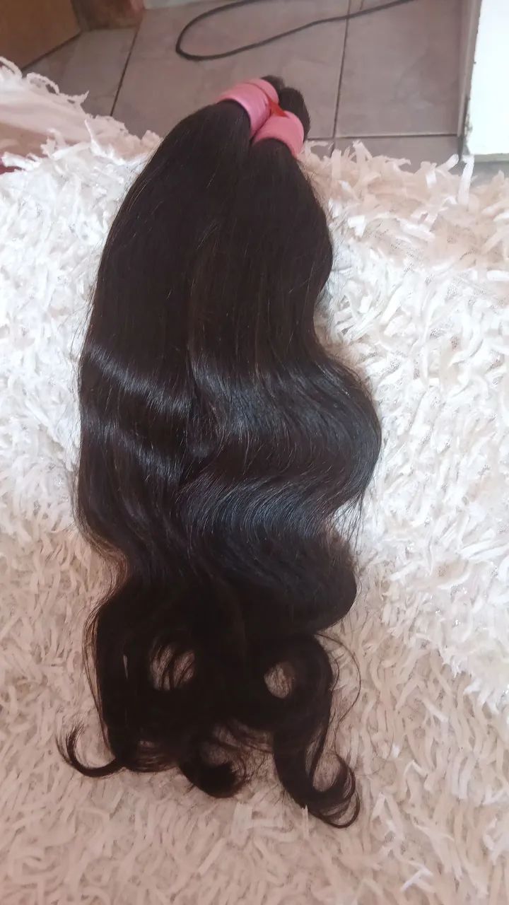 Cabelo 100% humano virgem  - Foto 2