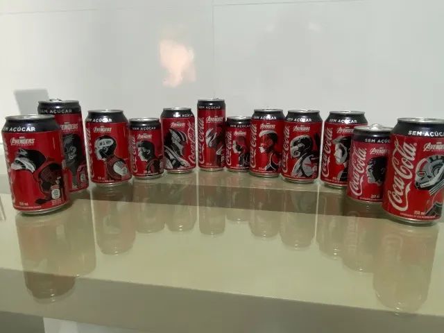 Coleção Latas Coca Cola Vingadores Ultimato. - Foto 2